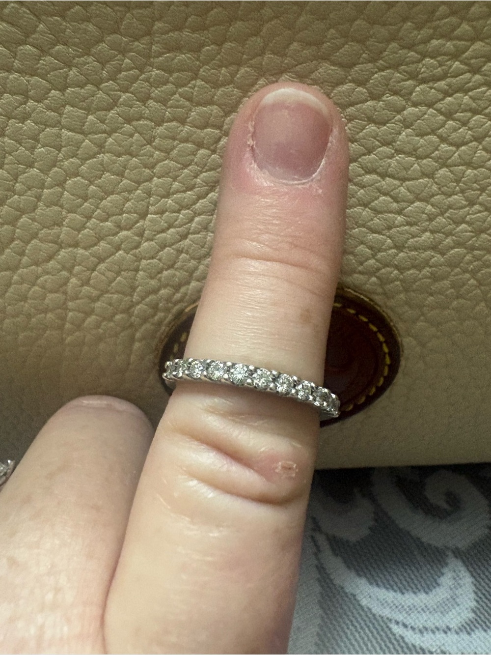 Macy's Silver half carat lab grown diamond stones